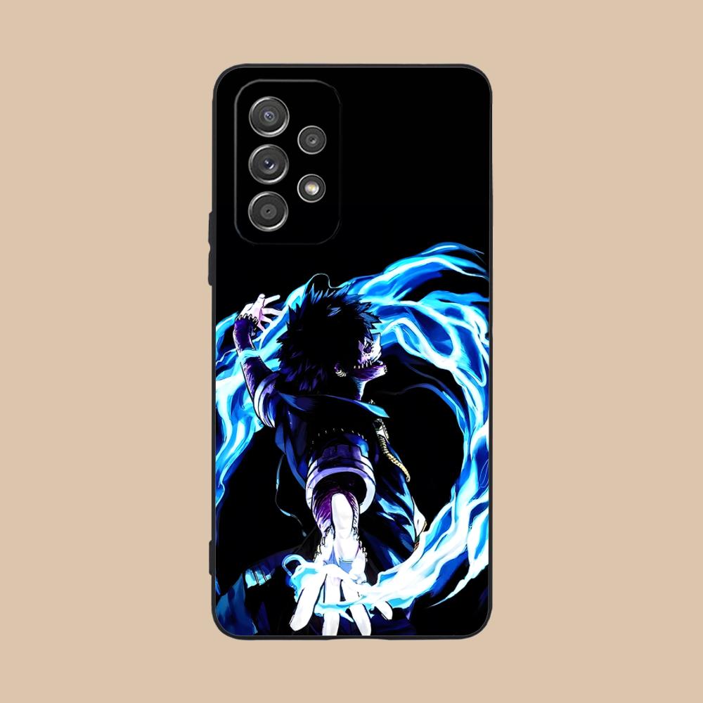 My Hero Academia Dabi Phone Case for Samsung Galaxy M55 54 42 35 34 33 32 23 22 15 14 13 12 F55 5G Colour Protective Luxury