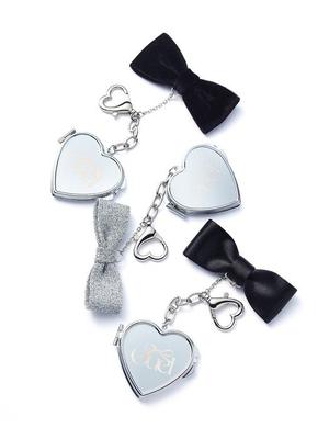 Ouel RIBBON HEART MIRROR KEY RING