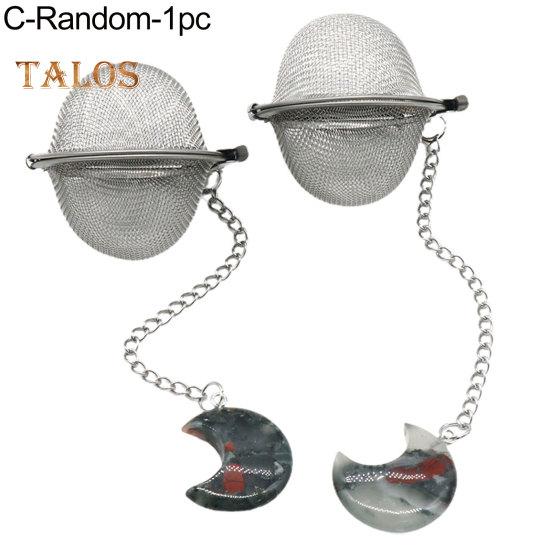 Teesieb, mondförmige Filtration, hochfest, robust, für Hot Pot-Gewürze, Teesieb-Kugel für Cafés