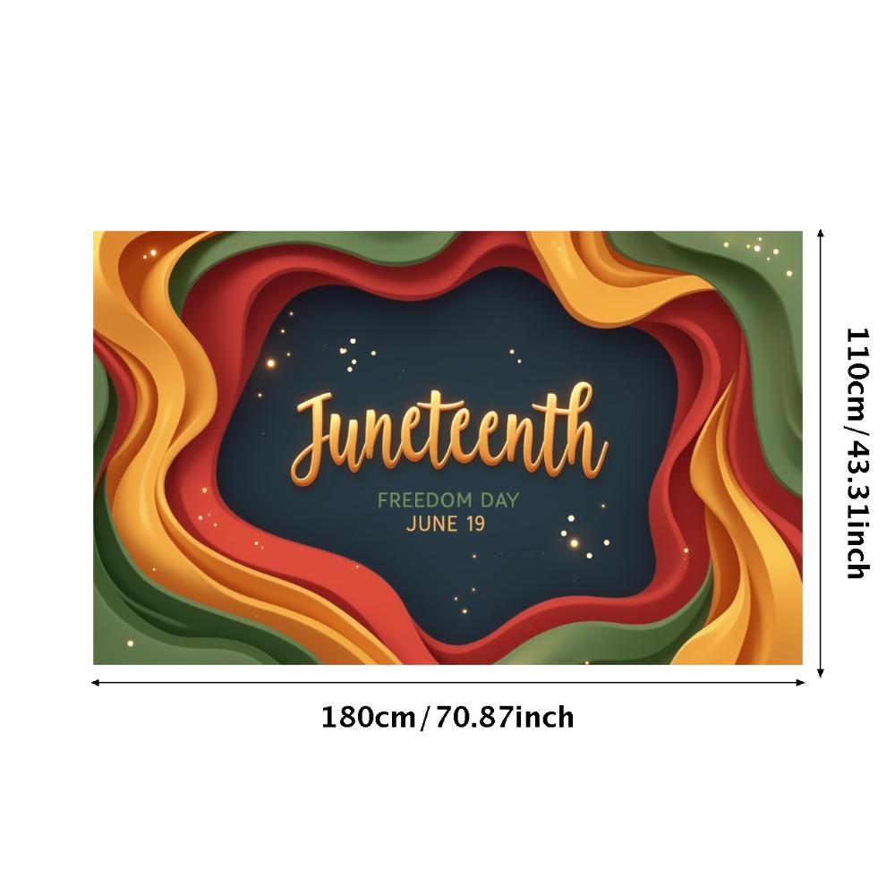 

Digital Print Event Banner Juneteenth Banner History Banner for Cultural Event Public Display Education Purpose