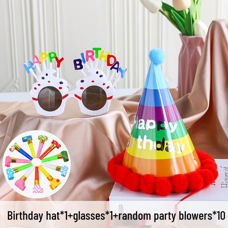 Decorazioni per la Festa di 1° Compleanno per Bambine - Corona, Cappellino per Torta, Occhiali