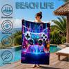 Electric Gaming control Beach Towel, Microfiber Beach Towel, Perfect For Pool, Beach, Travel, Home Decor Beach Party Fan gifts