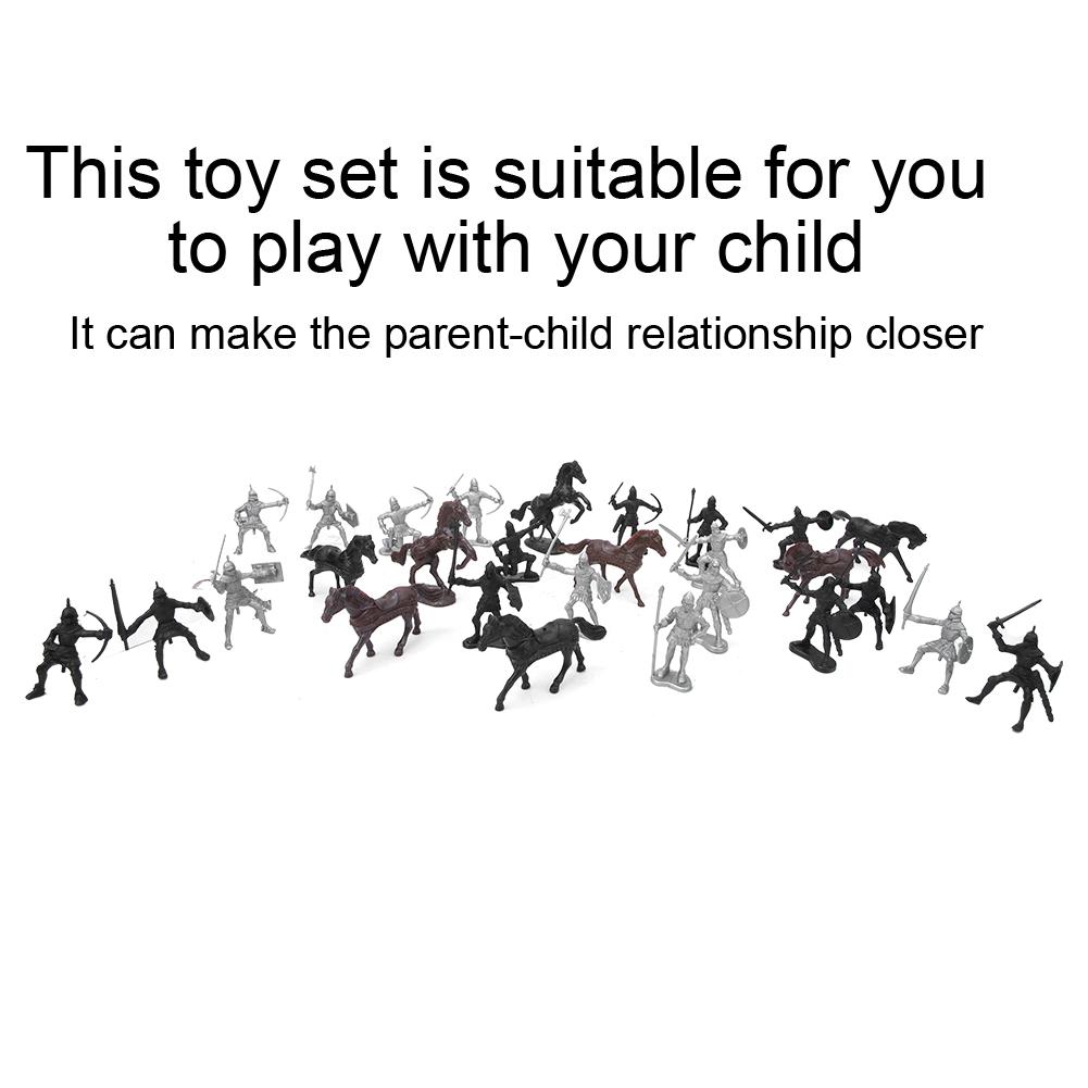 Children Toy Static Military Soldier Model Medieval Warrior Ancient Soldier Model Toy SetAncient