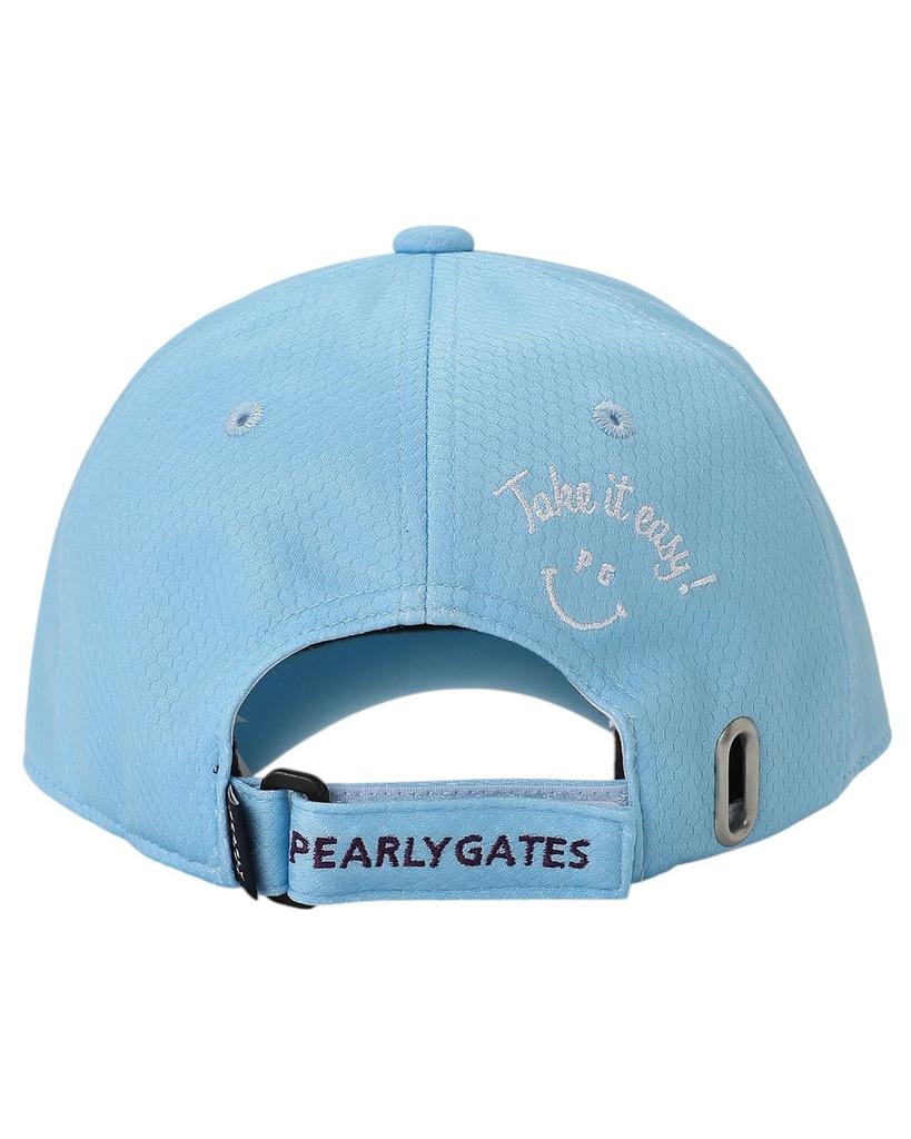 PEARLY GATES Unisex Tech Cap (Basic, Moisture-Wicking, Quick-Drying, UV Protection) / Golf Hat / 053-5287601 110_Ice Blue FR