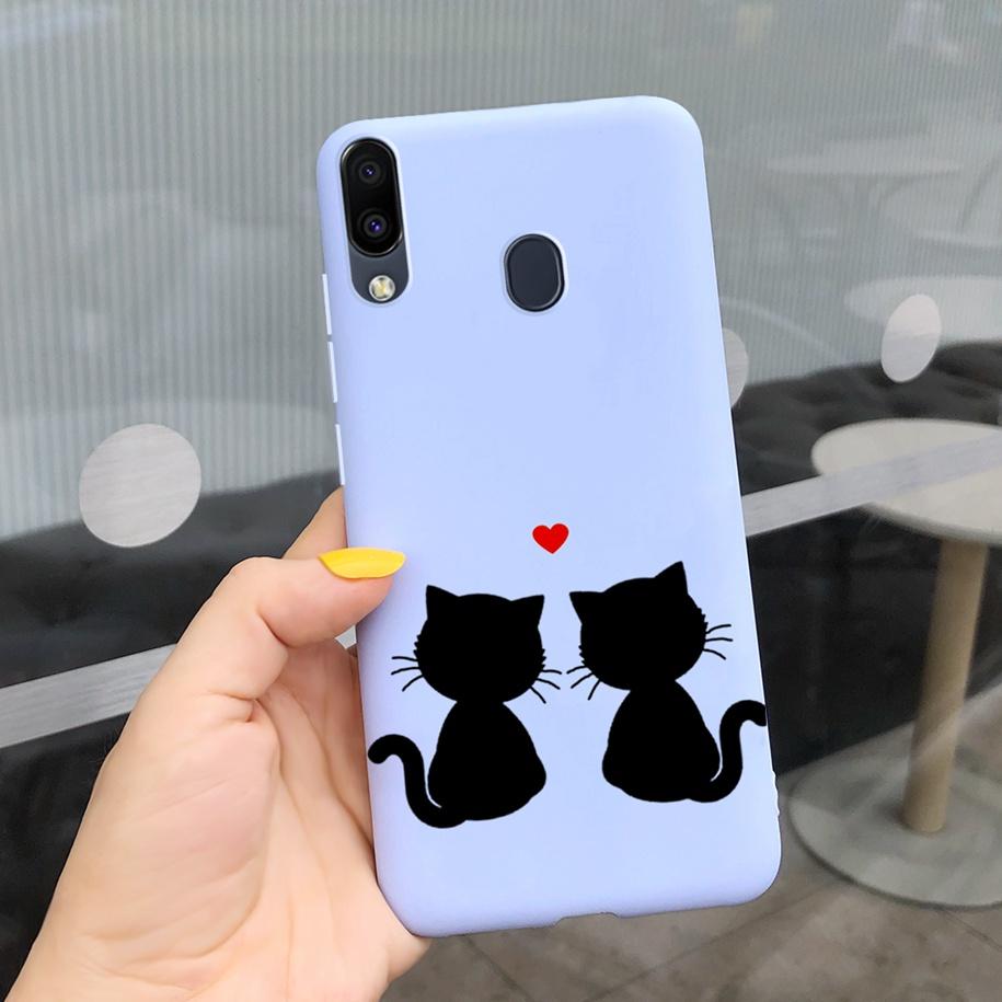 Cute Cartoon Cover For Samsung Galaxy M20 Phone Case For Samsung M20 2019 Soft Cover for Samsung Galaxy M20 M 20 SM-M205F Bumper