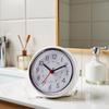 MSTAR HOME Bathroom Clock, Waterproof, Silent, with Suction Cup, 101 X 101 X 55 Mm (White)