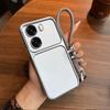 Luxury Big Window Phone Case with Lanyard for OPPO A6x 4G/5G,A6k Premium Textured Casing