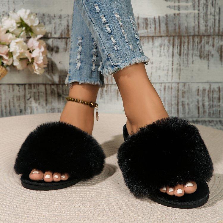 Women's Slippers Winter Home Warm Slippers Non-Slip Soft Comfort Home Couple Slippers
