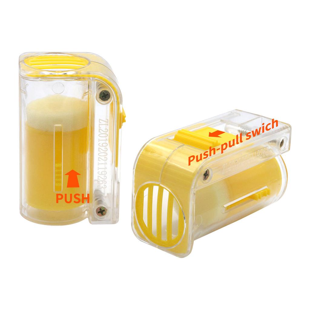 1PCS Rearing Queen Bee Marking Catcher Plastic Handed Marker Bottle Plunger Plush Beekeeper Tool Garden Bee Tools