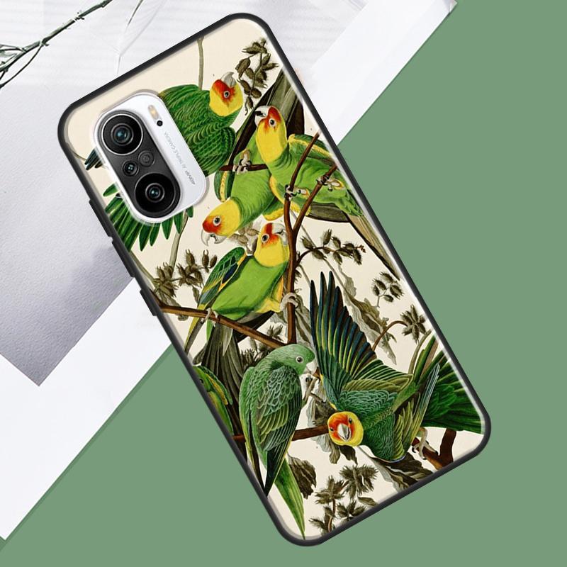 Animal Parrot Birds Case For Xiaomi 13 14 15 Ultra 13T 14T 15T Pro 17 Pro Max POCO F7 F5 F6 X5 X6 X7 Pro Cover