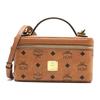 Visetos Leder Kosmetiktasche Crossbody-Tasche mit goldener Hardware für den täglichen Gebrauch & Reisen