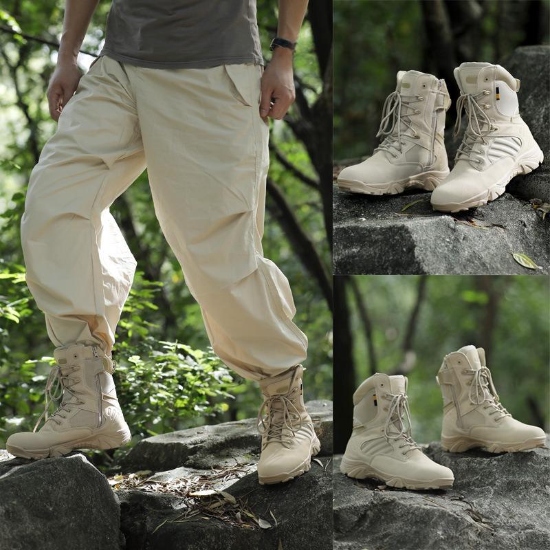 High-top Shoes Desert Boots Breathable Soft-soled Outdoor Training Boots Wear-resistant and Anti-slip Boots