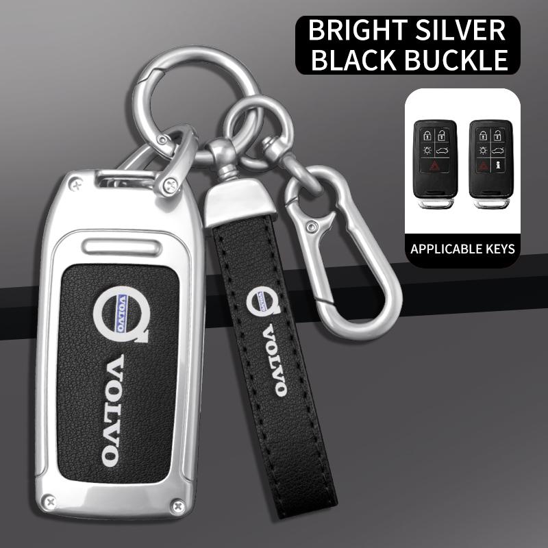 Zine Alloy Car Remote Key Case Shell Cover Holder For Volvo S40 S60 S80 S90 V60 XC60 XC70 S60L S80L V40 XC90 Protector Accessory