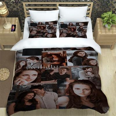 Twilight Print Bedding Set For Bedroom Soft Modern Bedspreads Comefortable Kids Duvet Cover Quilt Cover And Pillowcase