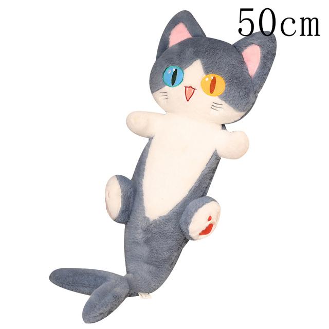 50-90cm Schöne Verwandlungs-Hai-Katze Plüschtiere Gefüllte Niedliche Katze Puppe Niedliches Tier Kissen Weiches Cartoon Kissen Kinder Weihnachtsgeschenk
