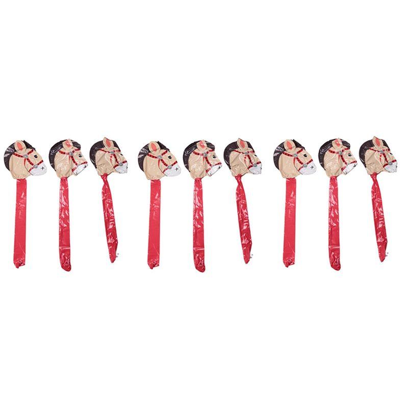 

Good-Children’S 9PCS Inflatable Cowgirl Horse Stick Heads, Educational PVC Balloons, Great Outdoor Birthday Gifts