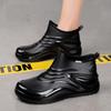 Rain Boots for Men Rainproof and Waterproof Shoes Short Non-slip Casual Fishing Rubber Boots Work Rubber Shoes Motorcycle Boots