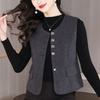 Spring and Autumn New Style Fashionable Outerwear Fashionable Unique Beautiful Stacked Vest for Women