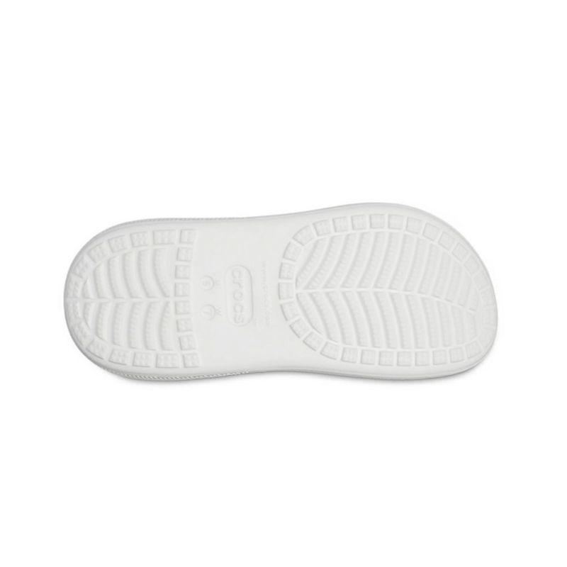 Crocs Crush Clog Cloud Puffs Graffiti Comfortable Hole Shoes Unisex White