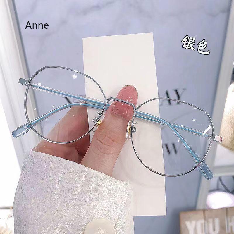 

Anti Blue Light Metal Polygons Myopia Glasses Women Men Computer Myopic Optical Eyeglasses Unisex Goggle 0-0.5-1-1.5...-6.0 0