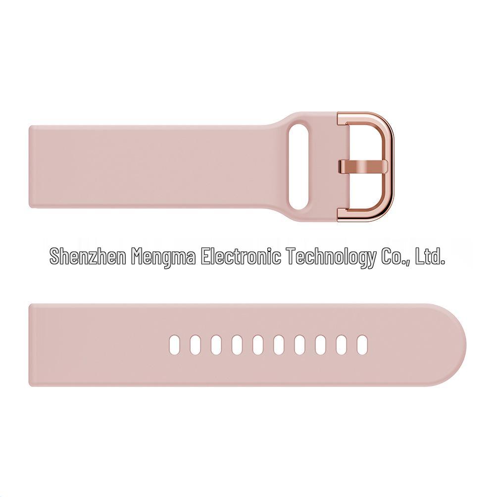 Samsung Galaxy Active2 Silicone Watch Band, Compatible with 20/22mm Watches, Including Huawei GT5.