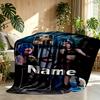 Custom Name Personalized Jinx Print Blanket, Home Decor, Bedroom, Sofa, Camping, Couch, Gifts for Birthday ChristmasEnthusiasts