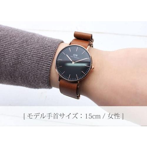 MOD NATO Strap Watch Replacement Band, Italian Leather, Dark Brown with Silver Buckle, Compatible with 18mm NATO Straps