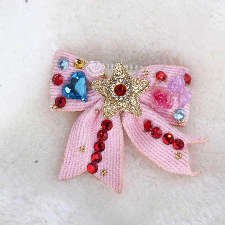 Puppy Hair Clip for Yorkshires & Maltese: Bow Knot Hairpin for All Breeds & Hair Lengths