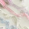 Decorative 38mm Lace Carved Ribbon 8 Yards Handmade DIY Silk Ribbon Hollow Gift Materials Gift Wrapping Ribbon Cloth