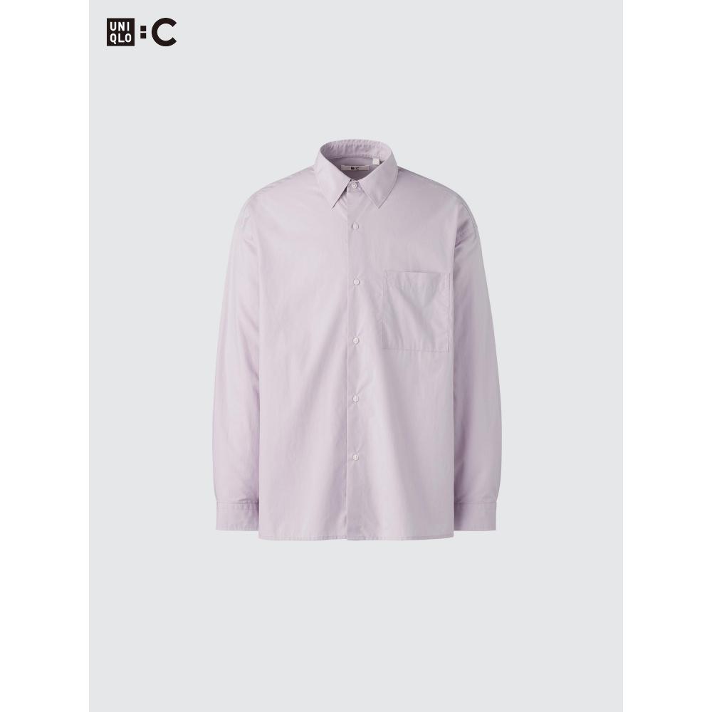 Uniqlo Broadcloth Oversized Shirt  Long Sleeve 