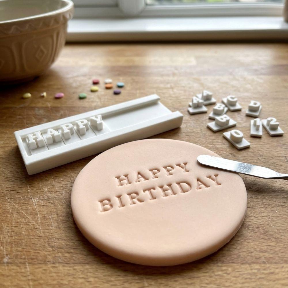 with 26 Letter Clay Letter Number Stamp Set Handmade Pottery DIY Stamp Kit Beginner Friendly