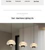 Minimalist Italian Three-Head Chandelier - Luxury Flower Bud Dining Table Light