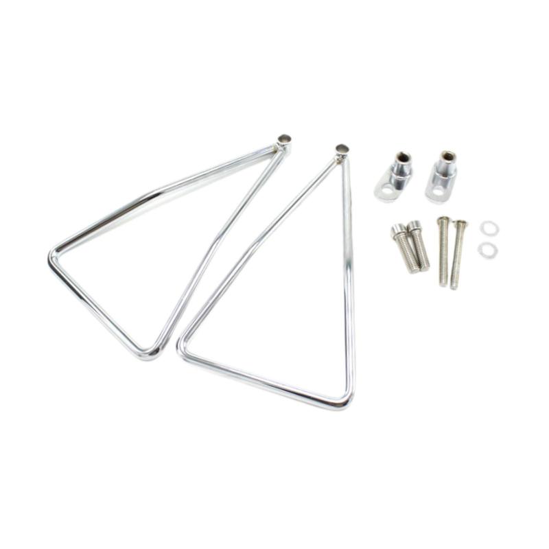Saddlebag Support Bracket Motorcycle Modification Metal Protection Bracket Easy To Install Swing Arm Pocket Side Pocket Holder