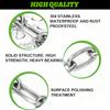 304 Stainless Steel Chain 1–5M Welded Rust‑Proof Metal Chain for Hanging Swing Pet Leash Clothesline Guardrail DIY Projects