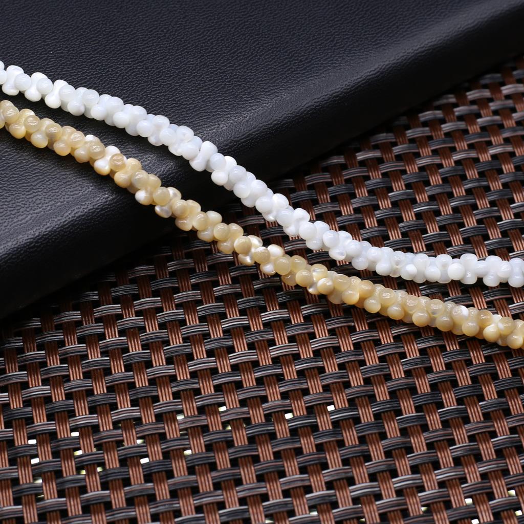 Mew Style Shell Beads Natural Freshwater Shell Small Bone-Shaped Beads 3x6mm For Jewelry Making DIY Necklace Bracelet Earrings Accessory