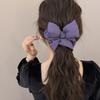 Cotton-filled Bow Hair Tie, Autumn and Winter Large Intestine Circle Headwear, Stylish Hair Tie, Ponytail Hair Tie