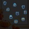 Creative Halloween Glow-in-the-Dark Wall Stickers: Fluorescent Decals for Children's Room Decor