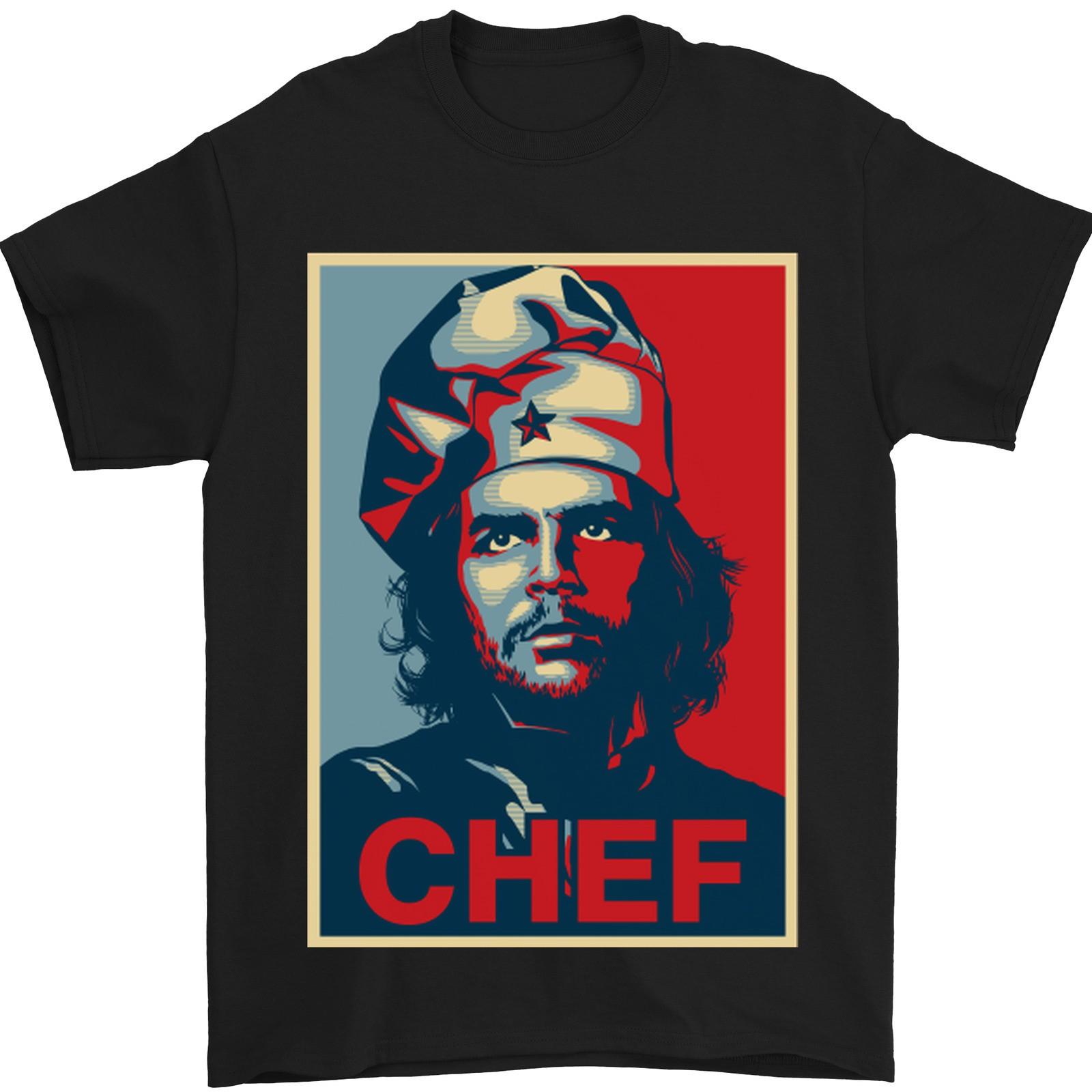 Che Chef Cooking Cook BBQ Funny Mens T-Shirt 100% Cotton 2XL
