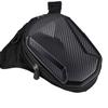 Woven Fabric Motorcycle Leg Bag with Structured Hard Shell, Practical Thigh Utility Pouch for Daily Carry, Small Item Storage, Side Wear
