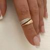 Metal Trendy Rings Classic Design Personalized Rings Creative Finger Decoration  Engagement Jewelry