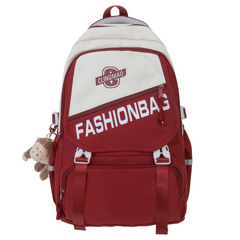 Школьный рюкзак для ученика средней школы Женский рюкзак большой вместимости зелёный — фото 21