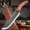 WXCOO Hand Forged Boning Knife Set High Carbon Clad Steel Meat Fish Fruit Cleaver Knife Professional Butcher Kitchen Chef Knives