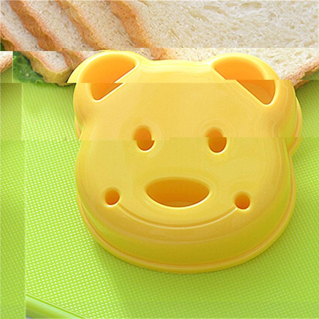 Sandwich Mold Equipment Accessories Professional Bread Shape Molds Cartoon Bear Manual Toast DIY Mould Kitchen Gadget