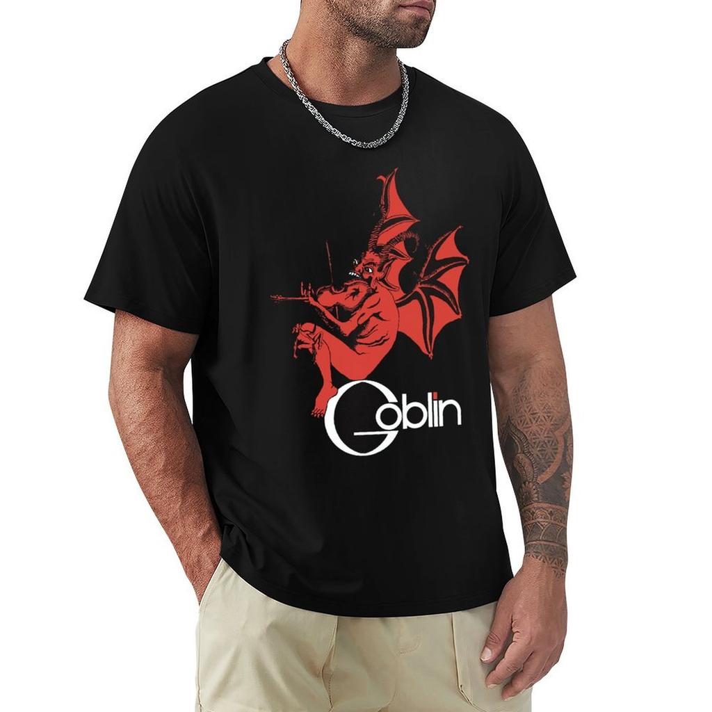 GOBLIN Band GOBLIN Progressive Rock Dario T-Shirt Helles athletisches kurzärmeliges T-Shirt