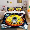 Space Adventure Astronaut Three-Piece Set Kid'S And Adults' Bedroom Decor, Exquisite Three-Piece Bedding Set Gift