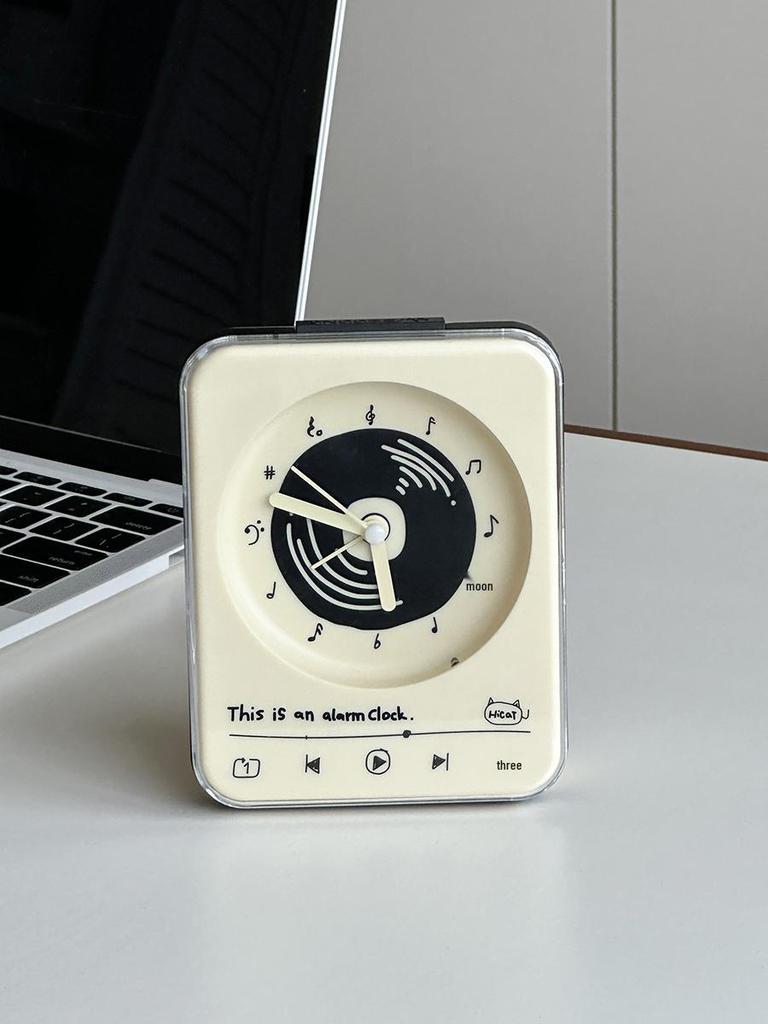 Retro Vinyl Record Wall & Desk Clock for Living Room or Office Decoration