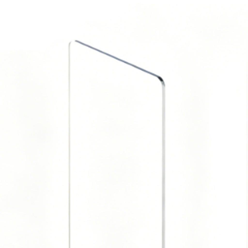 2PCS Computer Memo Board Acrylic Portable Detachable Desktop Sticky Note Holder Office Desk Accessories for Computer