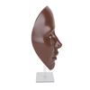 5D Silicone Makeup Practice Face Teaching Face Eye Cosmetic Mannequin Board for Cosmetology Black