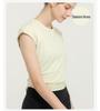 Women's Quick-Dry Sports T-shirt with Stylish Back Design for Yoga and Fitness