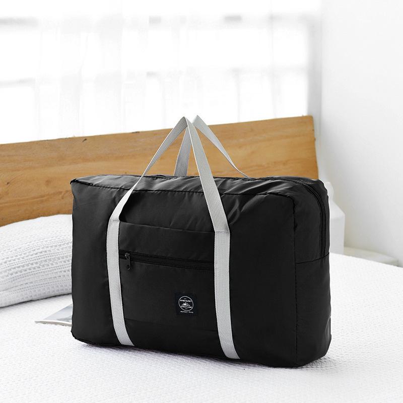 Large Capacity Folding Luggage Bag with Trolley Sleeve